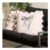 2 X Bow Frill Garden Cushion Covers Outdoor Water Resistant