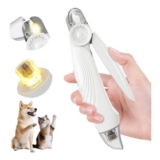 2-in-1 Dog Nail Clipper and Grinder with LED, USB Rechargeable