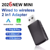 2-in-1 New Wireless CarPlay Adapter Wired to Wireless Dongle for Apple & Android Auto, New customer Sold by FLIXIVI CarPlay Direct Store