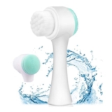 2-in-1 Silicone Facial Cleansing Brush for All Skin Types Blue