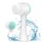 2-in-1 Silicone Facial Cleansing Brush for All Skin Types Blue