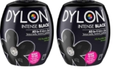 2 pack – Dylon Washing Machine Fabric Dye Pod Intense 350g – (£11.69 S&S) – Black/purple/blue/red and more colours