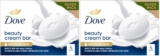2 x 4 Bars Dove Original Beauty Bar with ¼ moisturising cream (8 x90g) – £4.73 S&S