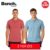 2 x Bench Marnock Polo Shirts (Bright Blue / Red Marl) W/Code