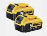2 x Dewalt DCB184 5.0ah 18v XR Li-Ion Battery / 2 x Makita BL1850 18V 5.0Ah Li-Ion LXT Battery – £95.03 – W/Codes Sold by BuyaParcelStore
