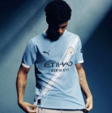 2025-26 Manchester City Home Football Mens Shirt Sizes S-3XL