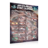 2026 Formula Racing Wall Calendar F1 Grand Prix Posters