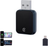 2026Upgraded wireless carplay adapter uk wired to wireless carplay