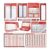 2027 Wall Calendar Slim Calendar
