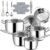 20P Stainless Steel Pots and Pans Set -3 Ply 30 cm Frying pan – 18/20 cm Saucepans & 22/26 cm Casserole, Non Stick Induction Hob Cookware Set