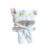20cm Plush Cat Doll Onesies Dress up Accessories (White)