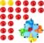 21 Pcs Plastic Marble Game Balls – Compatible with Hungry Hippos, 19 Red & 2 Yellow Balls – Replace Lost/Damaged Game Pieces