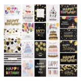 24 Birthday Cards with Envelopes