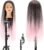 24 Inch Hairdressing Mannequin Head with Clamp Salon Training Head for Hair Styling, Cutting, Braiding & Coloring Practice, Realistic PVC & High-Temperature Fiber Hair (Pink)