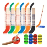 24 Pcs Hockey Pencils with Erasers and Sharpeners