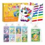 24 Watercolour Colouring Books for Kids 3-8 with Paints