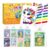 24 Watercolour Colouring Books for Kids 3-8 with Paints