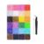 24000pcs Nail Art Rhinestones, 24 Colors, Includes Tweezers and Pen