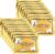 24K Gold Eye Mask, Jiasoval 16 Pairs Under Eye Patches Skin Treatment Mask, Crystal Collagen Under Eye Mask for Reducing Dark Circles, Moisturizing, Puffiness and Eye Bags, Anti-Wrinkle, Hydrating