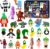 24Pcs Italian Brainrot Action Figures Set, Italian Brainrot Toys for Kids Adult Funny Tralalero Shark Action Figures Creative Home Decor and Collectible Figurines for Fans Colleagues Friends (A)
