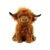 25 Cm Highland Cow Plush, Brown Soft Stuffed Toy