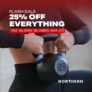 25% Off All Northern Gym Fitness Equipment – Dumbbells / Kettlebells / Weight Plates & More