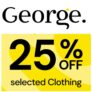25% Off Selected Mens / Womens / Childrens Clothing (3,200 Items) – Tee £3.75 / 3 Pack Tee £11.25 & More – Free Click & Collect