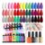 25-Pcs Gel Nail Polish Set with Glossy-Matte Top Coat