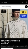 25% off F&F Womens Clothing (Clubcard)