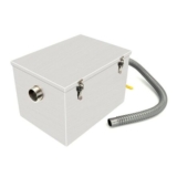 25L Stainless Steel Grease Trap Under-Sink Interceptor for Restaurants