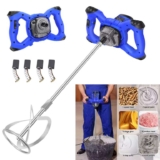 2600W Portable Electric Cement Mixer, 6 Speed Handheld Mixer Stirring Tool. Sold by Zhitaozhang Tool Store