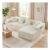 261CM Modular Right L-Shaped Sectional Sofa, 4 Seater Corner Sofa