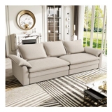 265CM Chenille Sofa Sleeper Deep Seat Couch