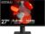 27 inch FHD Monitor 144Hz, VA Panel, 5ms MPRT, HDR10 Computer Screen for Office Gaming, 1080P PC Display, Slim Bezel, sRGB 99%, Tilt Adjustable, VESA 75x75mm, 1xHDMI2.0, 1xDP1.4