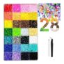 28-Color Rhinestone Kit for Nail Art with Tweezers and Pen