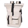 28 L Roll Top Backpack Mens, Large Waterproof Rucksack Womens, School Bag with Laptop Compartment 17 inch, Waterproof Backpack for Travelling Rucksack for University bag Business Sports, Beige