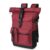 28 L Roll Top Backpack Mens, Large Waterproof Rucksack Womens, School Bag with Laptop Compartment 17 inch, Waterproof Backpack for Travelling Rucksack for University bag Business Sports, Red