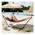 298 X 117cm Hammock with Metal Stand Carrying Bag 120kg