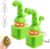 2PCS Lizard Keyboard Fidget Toys, Lizard Button Keyring, Lizard Clicker Fidget Toy with Quacking Sound & Light, Funny Sensory Stress Toys for Kids Adults Anxiety Relief Gifts
