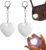 2PCS Love Wallet Tote Bag Touch Sensing Light Touch Sensor Purse Light Rechargeable LED Automatic Glow Lights Heart Shape Handbag Lights