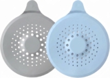 2PCS Shower Drain Cover, Hair Catcher for Shower Drain, Shower Hair Catcher