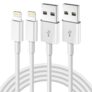 2Pack iPhone Charger Cable 1M, Apple MFi Certified Lightning Cable Fast Charging iPhone Cable Lead Lightning to USB Cable for iPhone 14 13 12 11 Pro Max XS XR X 8 7 6 Plus 5s iPad