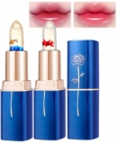 2Pcs Colour Changing Lipstick,Long-Lasting Moisturizing Balm for Cracked Lips,Glossy Temperature Color Change Moisturizer,Clear Hydrating Tinted Lip Balm,Gift for Women,Lip Gloss,Blue&Red,1g