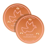 2Pcs Copper Bird Bath Disc 0.8mm Thick with 3-Point Support