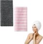 2Pcs Exfoliating Shower Towel, Exfoliating Shower Towel Extra Long Exfoliating Washcloth Body Scrubber for Men Women All (G)