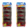 2x Hot Wheels Toy Ferrari Cars, Die-Cast 5-Pack in 1:64 Scale (or mix with other Toy) – Free C&C