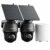 2x Reolink Argus PT 5MP Solar Security Camera Hub Mini CCTV Kit 360 Pan/Tilt, Colour Night Vision, No Subscription