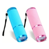 2x Super Bright 9 LED Mini Pocket Torches with Lanyard