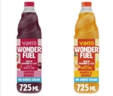 2x Vimto Wonderfuel Squash – No Added Sugar – Vitamins B, C & D – Iron & Zinc Summer Berries / Orange & Mango – S&S £1.85 / £1.55