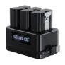 3 Batteries and Digital Charging Station for Video Doorbell 2/3/4